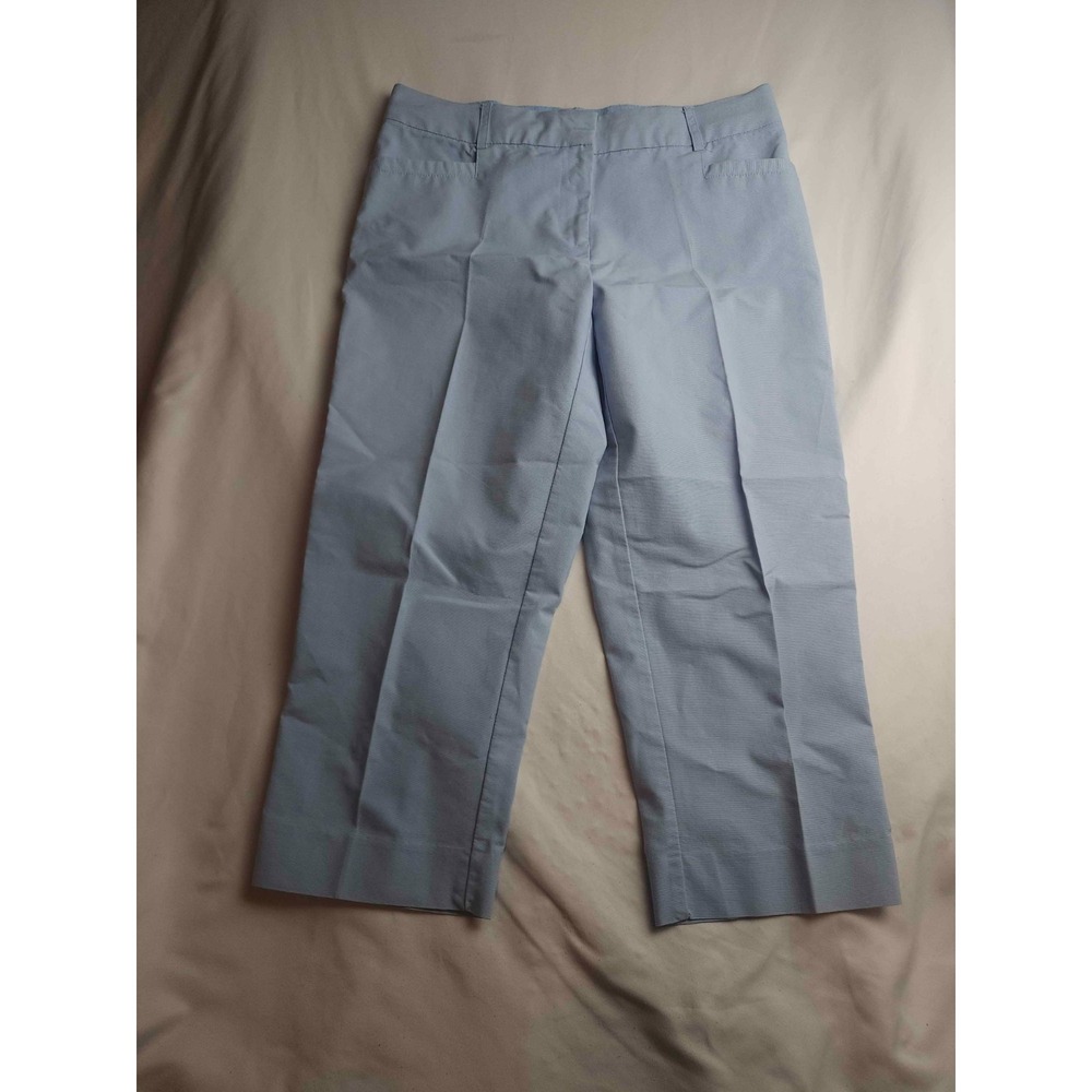 Counterparts Dress Pants Womens Size 8P Blue Twill Professional Career Office